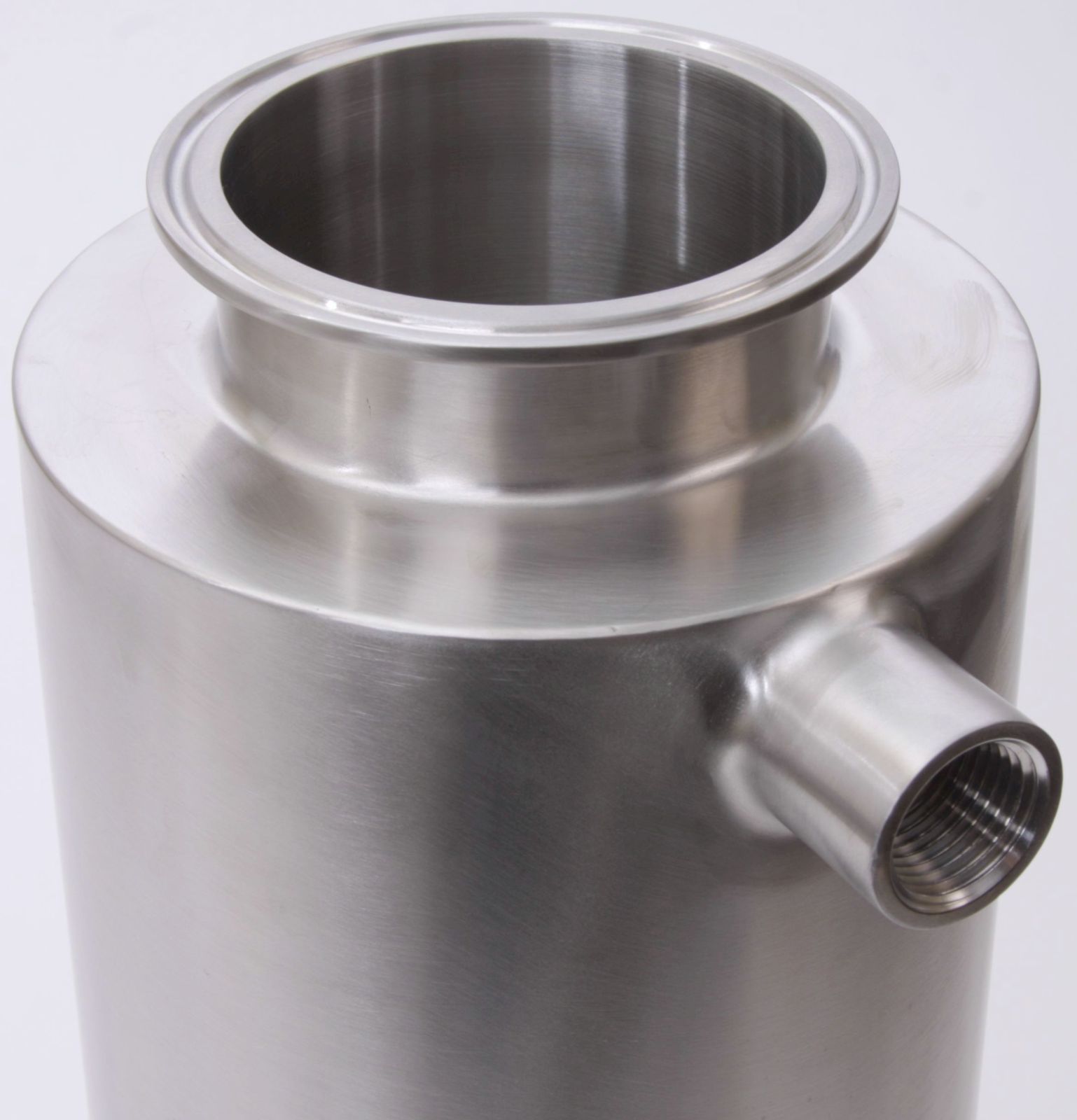 w/ Glacier Tanks - 3 Pack - Stainless Steel SS304 / 3A 2 FNPT 1/2 in Jacketed Material Column Tri Clamp 3 inch x 48 in