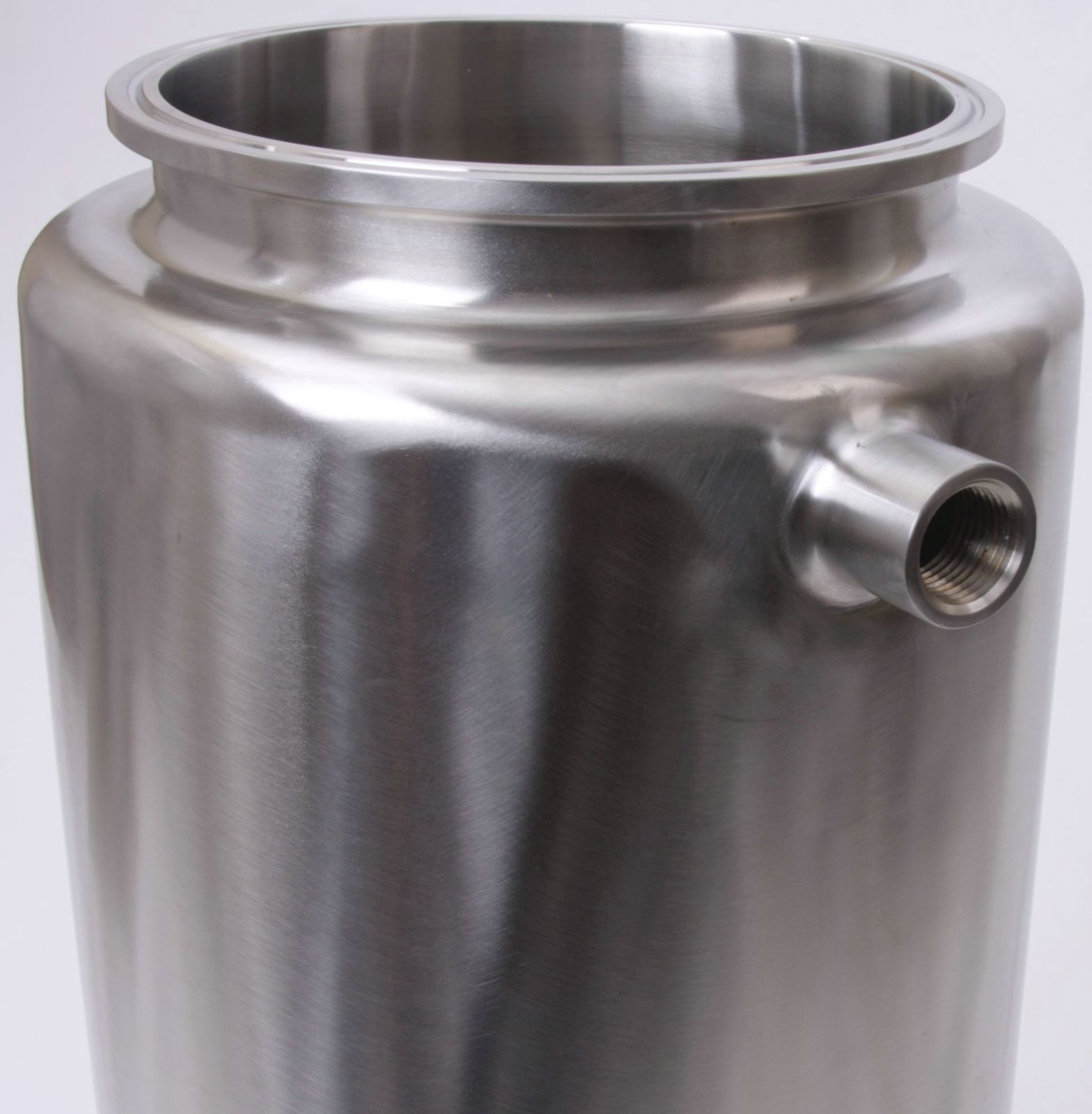 w/ Glacier Tanks - 3 Pack - Stainless Steel SS304 / 3A 2 FNPT 1/2 in Jacketed Material Column Tri Clamp 3 inch x 48 in