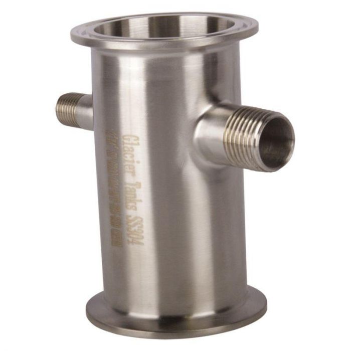 Cross | Tri Clamp 2 inch - Stainless Steel SS304 / 3A - Glacier Tanks