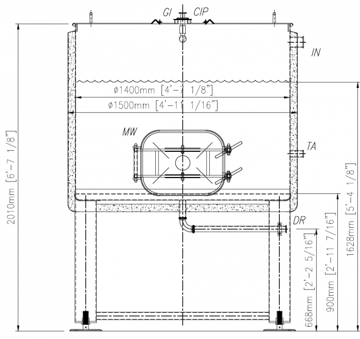 10 Gallon Bottler / Wax Melter M00624 at Dadant