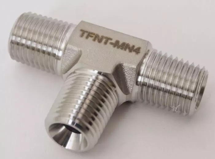 NPT Tee | Male NPT 1/4 in. (3) - Stainess Steel 316