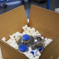 Parts packed and ready to ship.